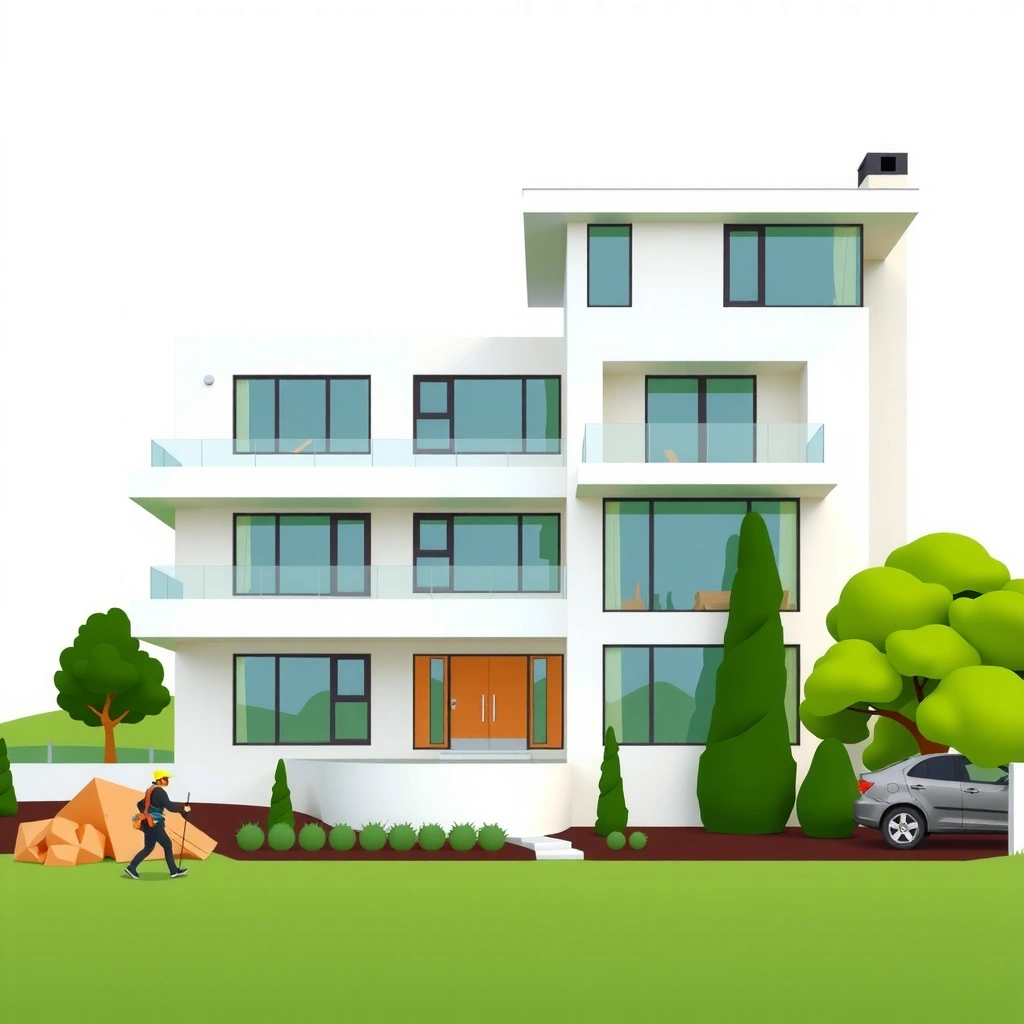 Residential luxury home construction