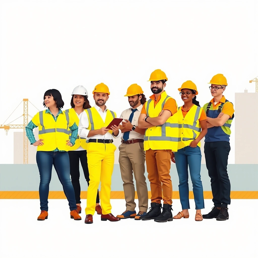 ConstructVision construction team at work