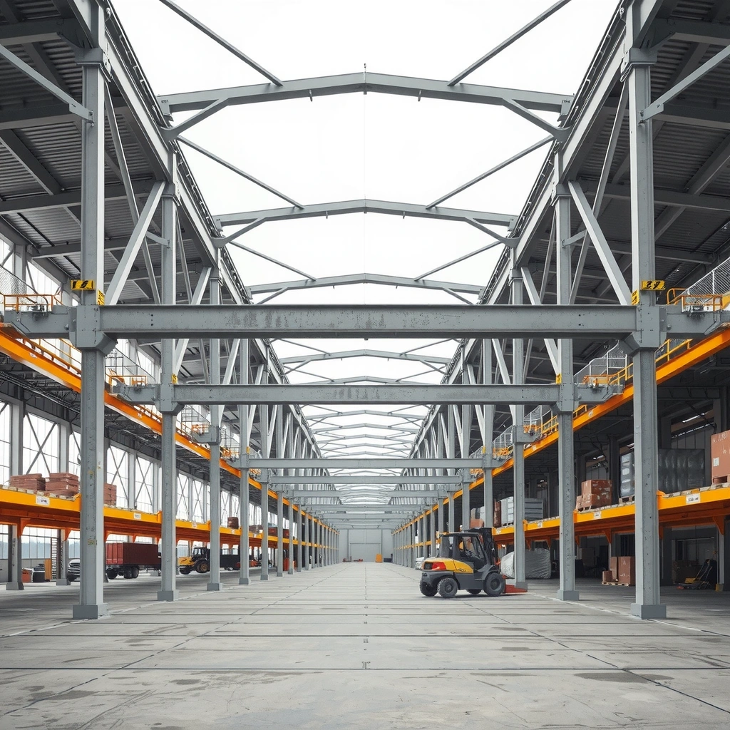 Industrial warehouse construction