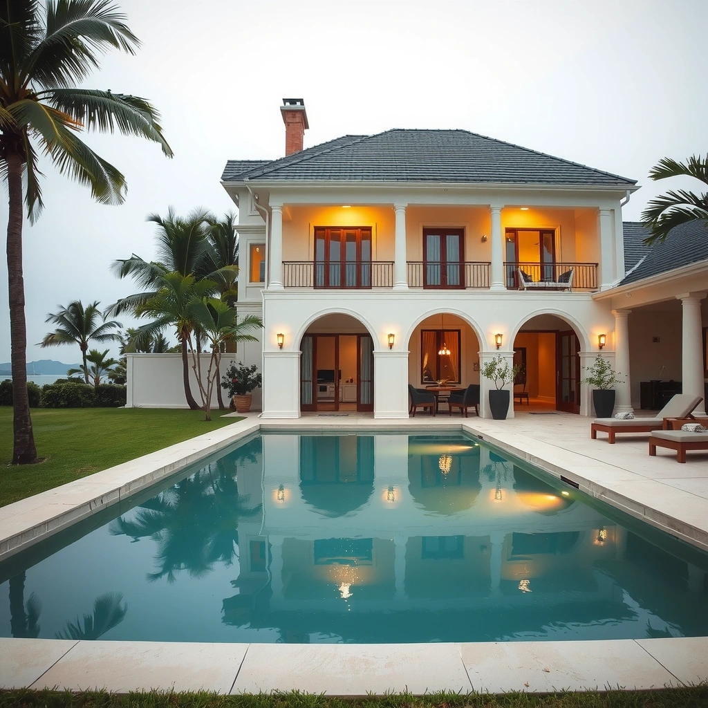 Luxury villa with swimming pool